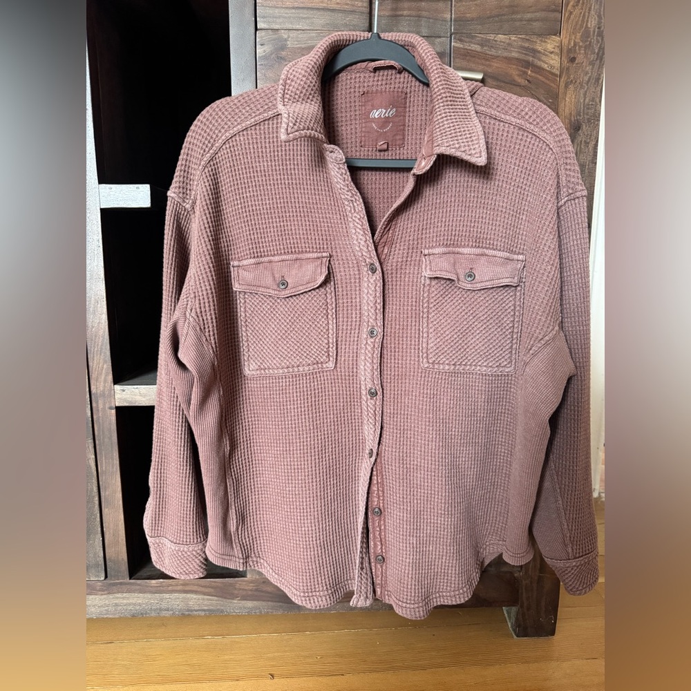 Aerie Waffle Knit Shirt